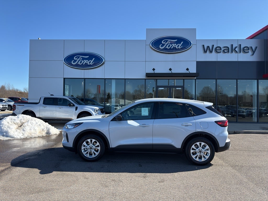 2026 Ford Escape Active in Space Silver Metallic — front three-quarter view