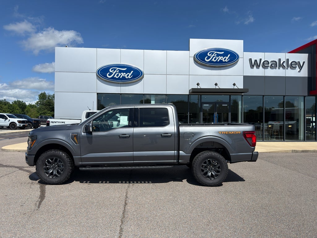 2026 Ford F-150 Tremor in Carbonized Gray Metallic — front three-quarter view