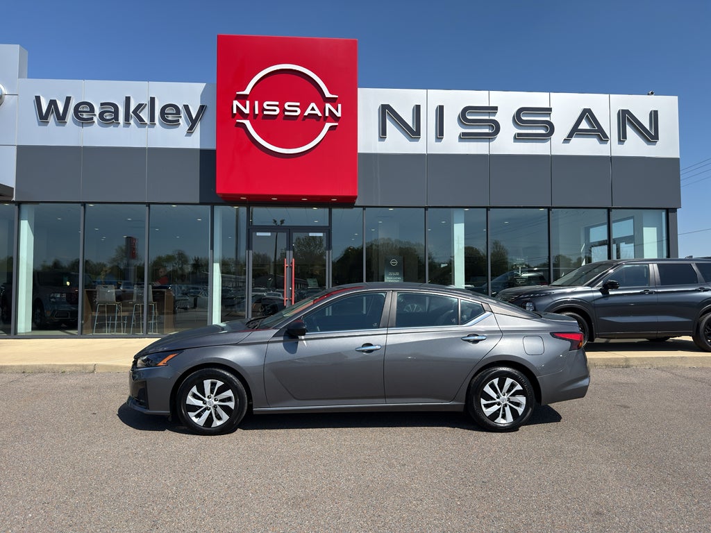 2025 Nissan Altima S in Gun Metallic — front three-quarter view
