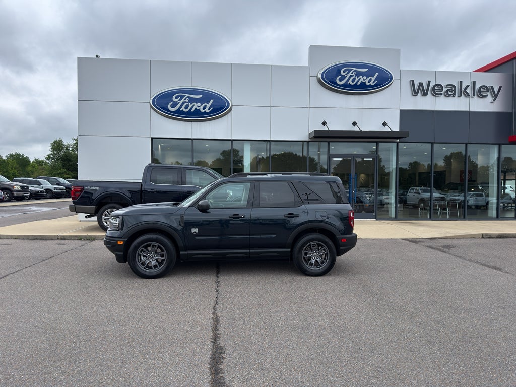 2022 Ford Bronco Sport Big Bend in Alto Blue Metallic Tinted Clearcoat — front three-quarter view