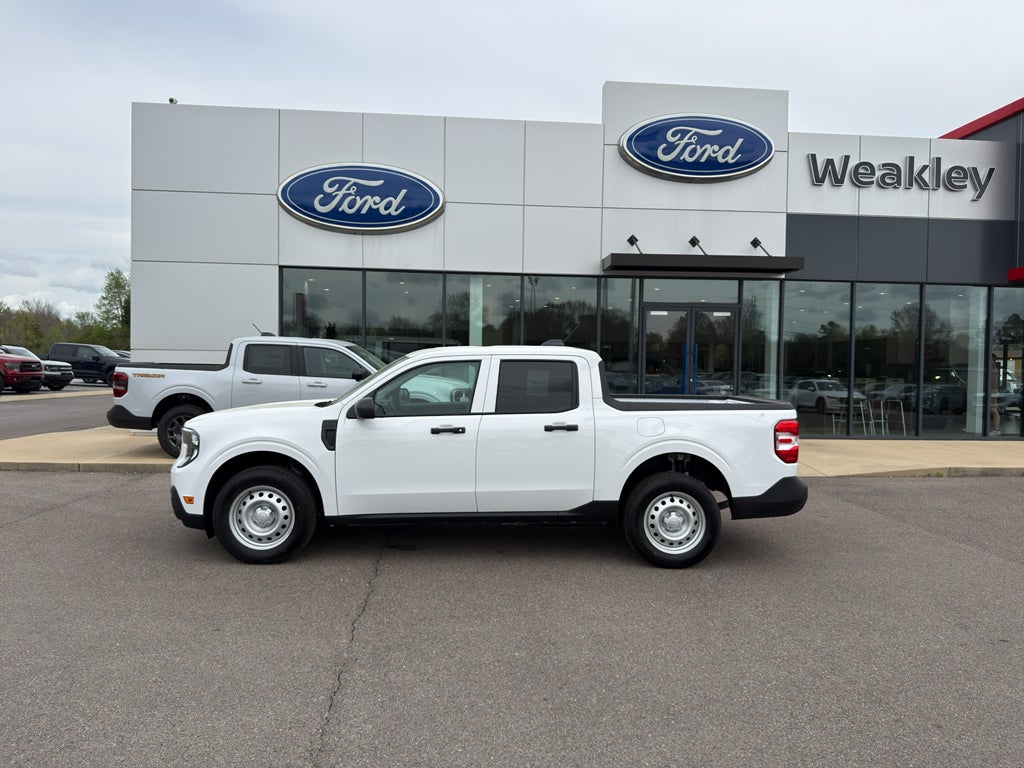 2026 Ford Maverick XL in Oxford White — front three-quarter view