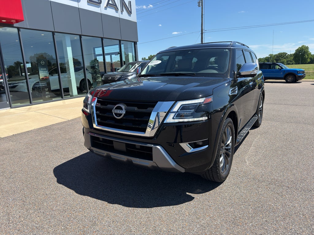 2023 Nissan Armada — rear three-quarter view
