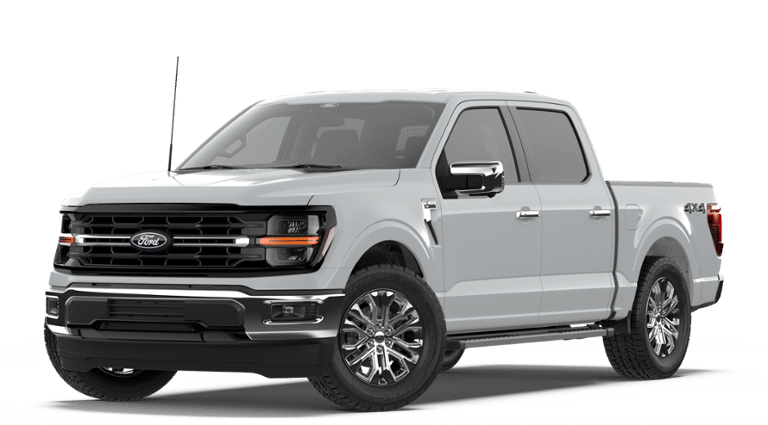 2026 Ford F-150 XLT in Avalanche — front three-quarter view